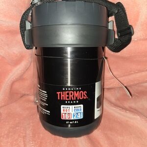 Thermos Black Insulated Food Jar